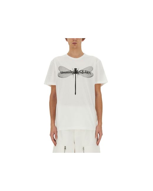 Alexander McQueen T-Shirts Dragonfly T-Shirt