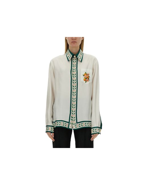 Casablanca Chemises Silk Shirt