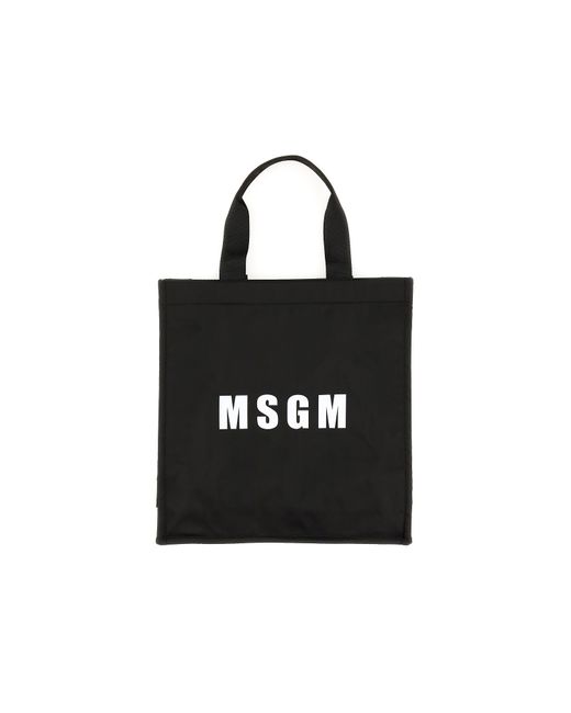 Msgm Sacs Homme Tote Bag With Logo