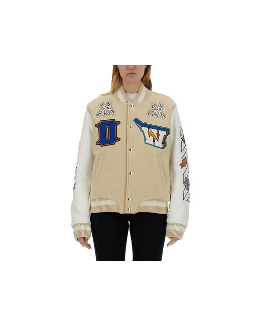 Off-White Vestes Manteaux Varsity Jacket