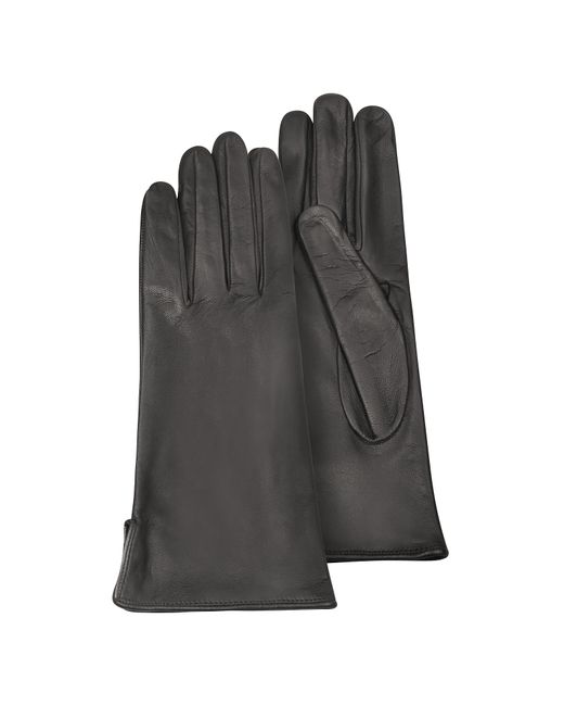 Forzieri Designer Gloves Calf Leather w Silk