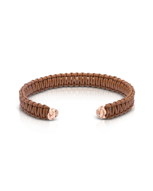 Be Unique Designer Bracelets Two Knots Leather Bracelet