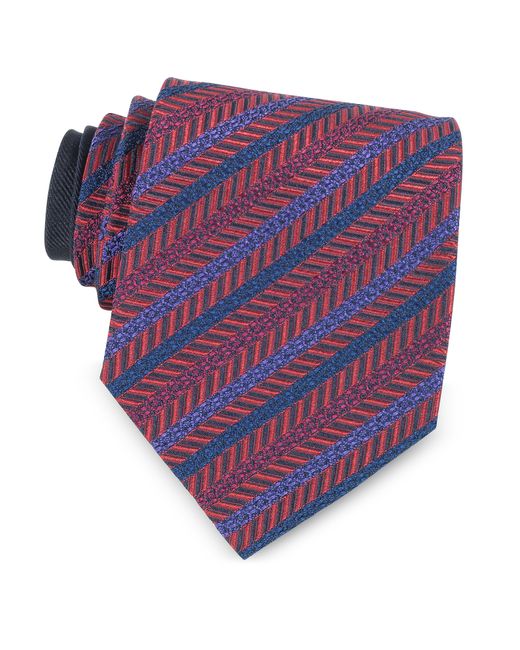 Missoni Designer Ties and Diagonal Stripe Woven Silk Tie