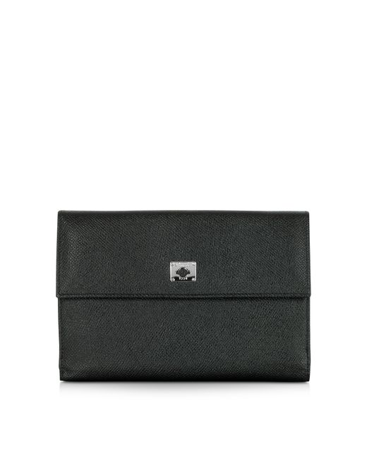 Pineider Designer Handbags City Chic Leather French Purse Wallet