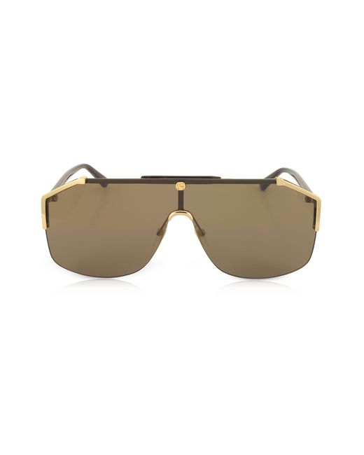 Gucci Designer Sunglasses GG0291S Rectangular-frame Metal Sunglasses