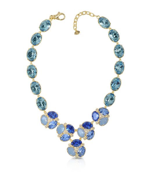 Forzieri Designer Necklaces Crystal Necklace