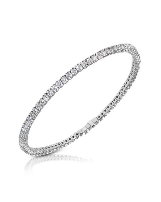 Forzieri Designer Bracelets Diamond Eternity 18K Tennis Bracelet