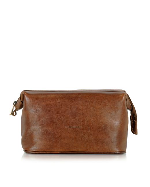 Chiarugi Designer Travel Bags Genuine Leather Beauty Case