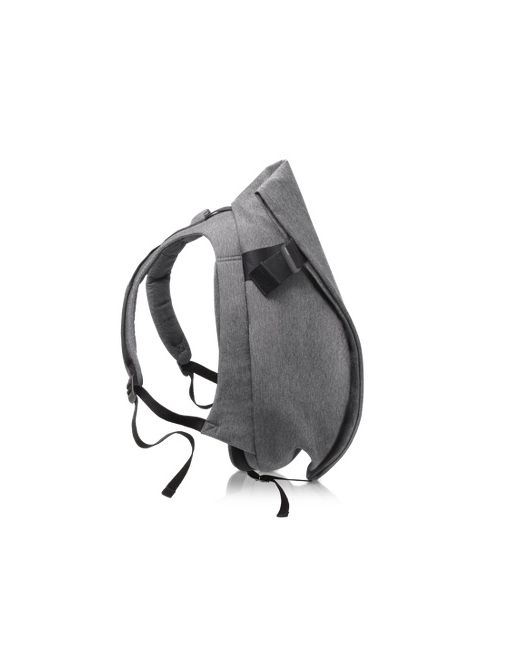 Côte & Ciel Isar Black Melange Eco Yarn Medium Backpack