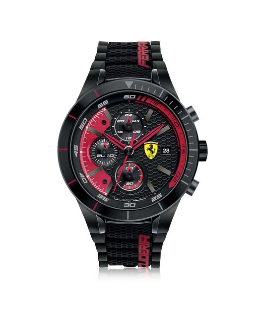 Ferrari Designer Watches RedRev Evo and Stainless Steel