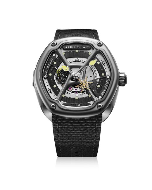 Dietrich Designer Watches OT-3 316L Steel Watch w Luminova