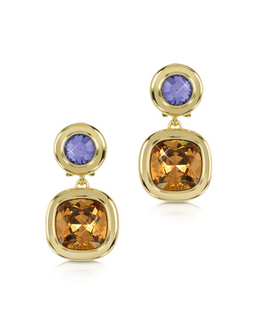 Forzieri Designer Earrings and Crystal