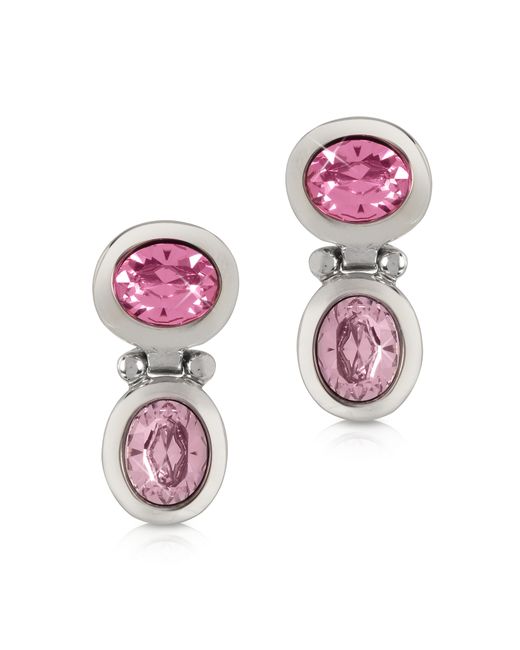 Forzieri Designer Earrings Crystal