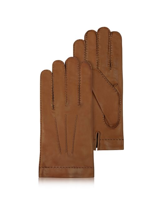 Forzieri Designer Gloves Cashmere Lined Italian Leather