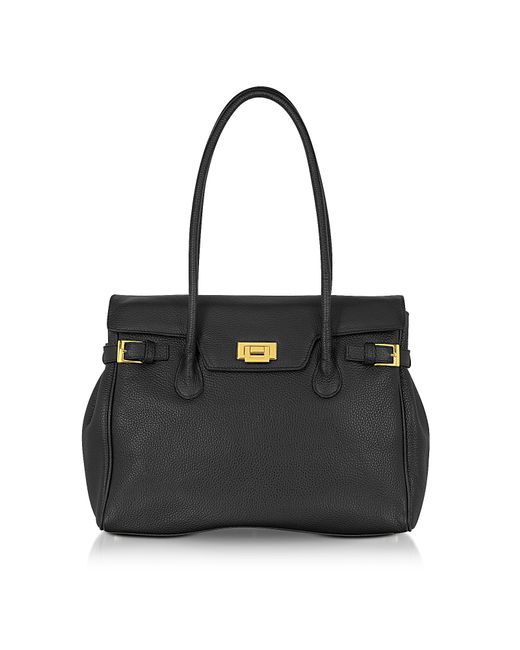 Fontanelli Designer Handbags Embossed Leather Large Satchel Bag