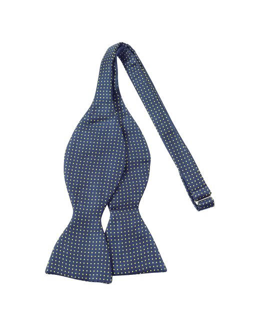Forzieri Designer Bowties and Cummerbunds Small Polkadot Self-tie Silk Bowtie