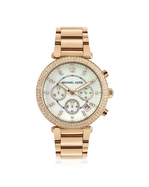 Michael Kors Designer Watches Glitz-Top Chronograph Watch