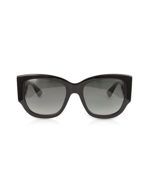 Gucci Designer Sunglasses GG0276S Oversize Cat Eye Acetate Sunglasses w/Sylvie