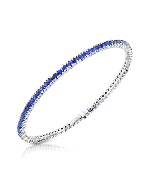 Forzieri Designer Bracelets Sapphire 18K Tennis Bracelet