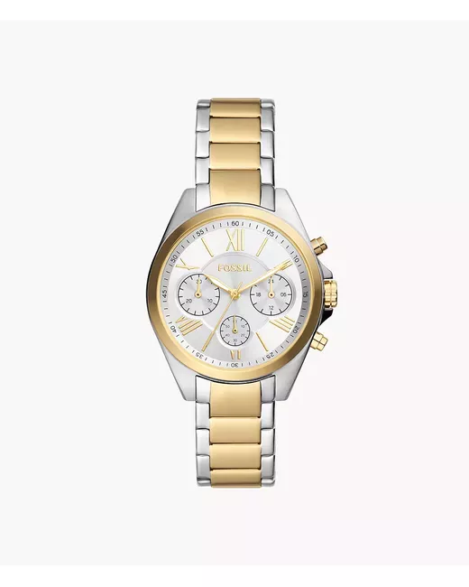 Fossil Outlet Modern Courier Chronograph Two-Tone Stainless Steel Watch