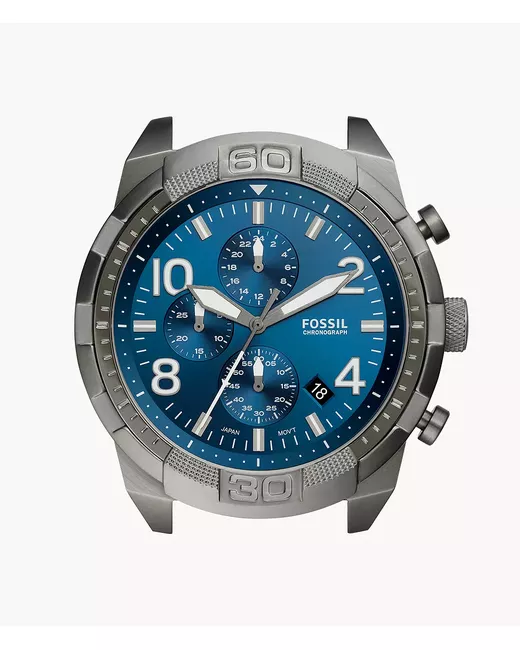 Fossil Bronson Chronograph Smoke Stainless Steel Watch Case