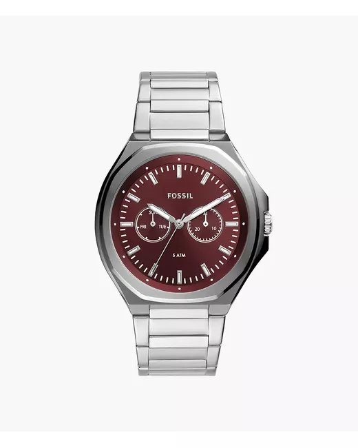 Fossil Outlet Evanston Multifunction Stainless Steel Watch