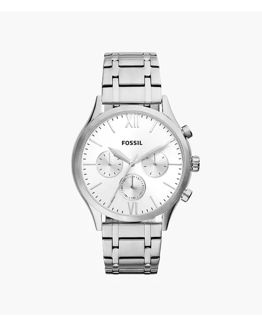 Fossil Outlet Fenmore Multifunction Stainless Steel Watch