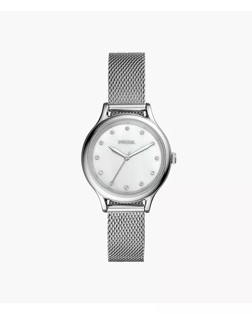 Fossil Outlet Laney Three-Hand Stainless Steel Watch
