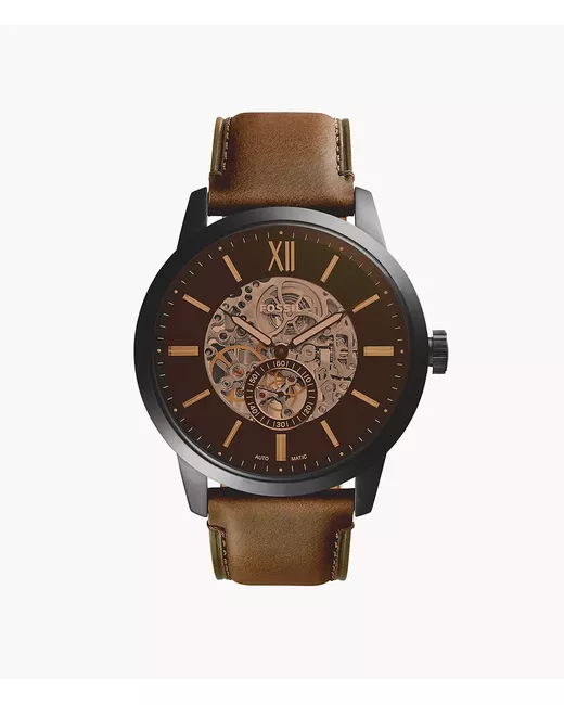 Fossil Townsman 48 mm Automatic Leather Watch