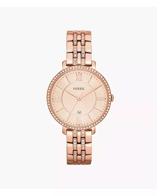 Fossil Jacqueline Three-Hand Tone Stainless Steel Watch