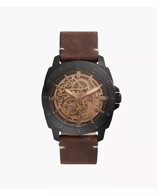 Fossil Outlet Privateer Sport Mechanical Leather Watch