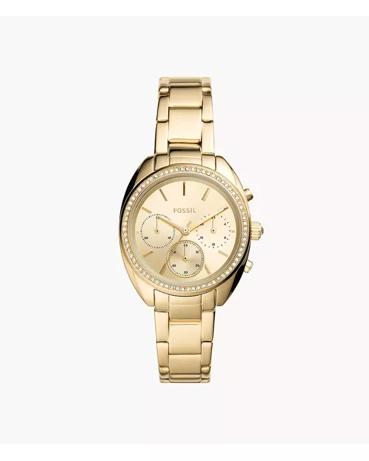Fossil Outlet Vale Chronograph Tone Stainless Steel Watch