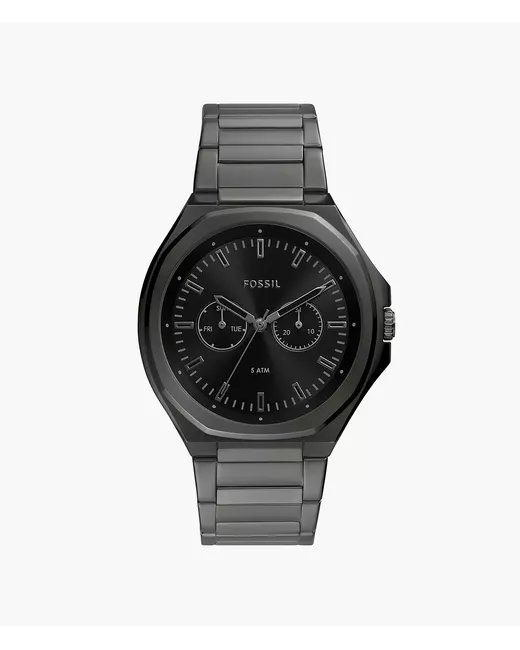 Fossil Outlet Evanston Multifunction Stainless Steel Watch