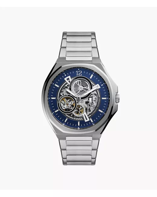 Fossil Outlet Evanston Automatic Stainless Steel Watch