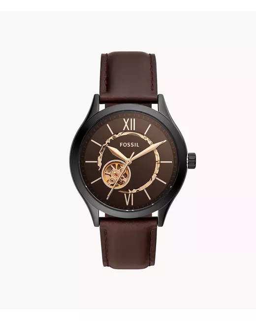 Fossil Outlet Fenmore Automatic Leather Watch