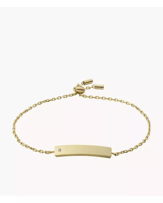 Fossil Outlet Tone Stainless Steel Chain Bracelet