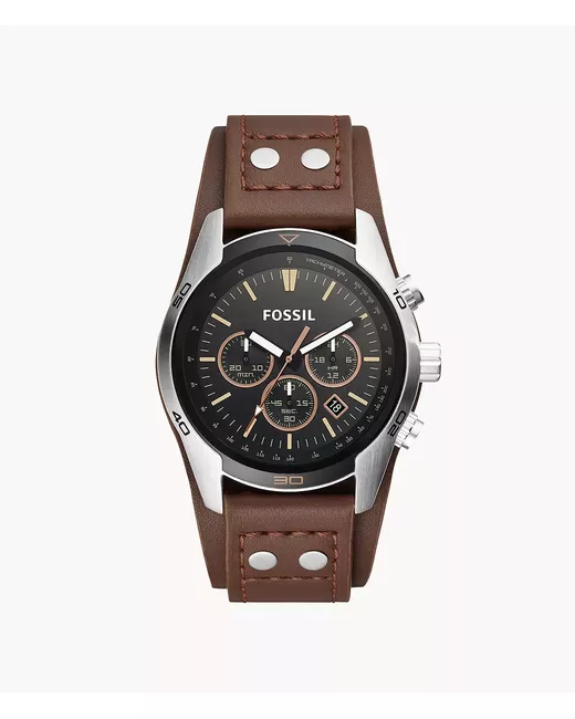 Fossil Coachman Chronograph Leather Watch