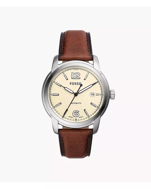 Fossil Heritage Automatic LiteHide Leather Watch