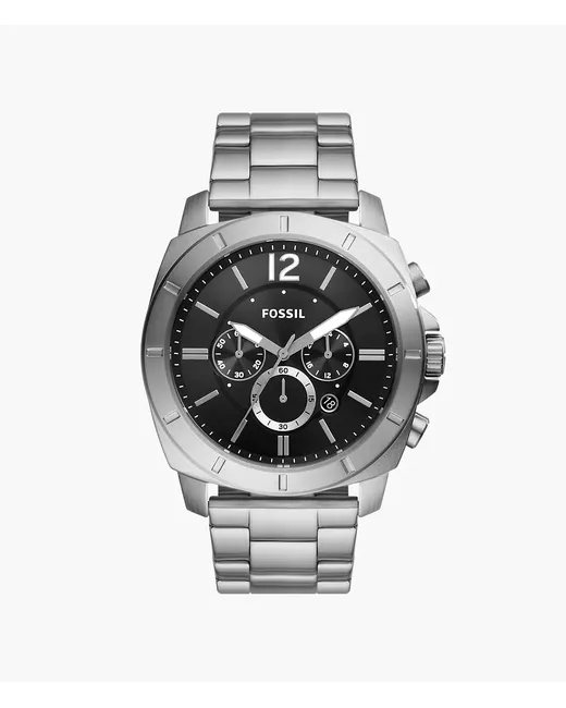 Fossil Outlet Privateer Chronograph Stainless Steel Watch