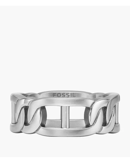 Fossil Heritage D-Link Stainless Steel Band Ring Tone