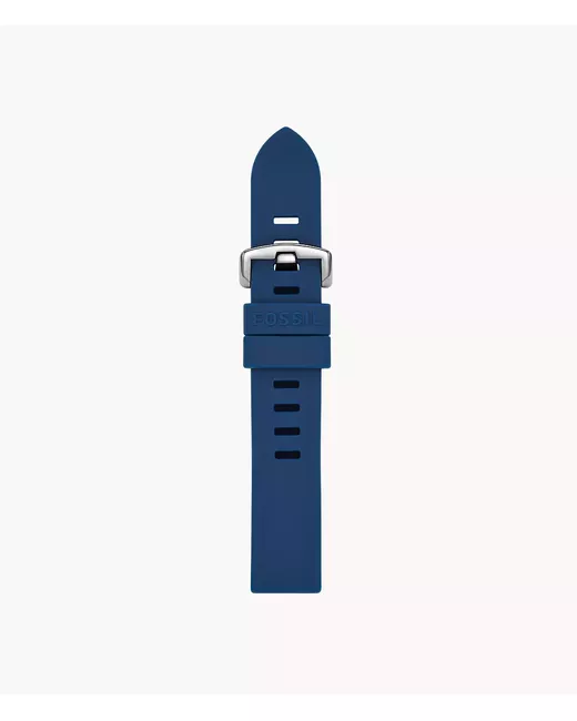 Fossil 20mm Navy Silicone Strap