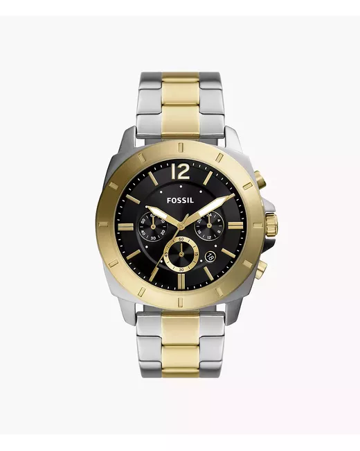 Fossil Outlet Privateer Chronograph Two-Tone Stainless Steel Watch