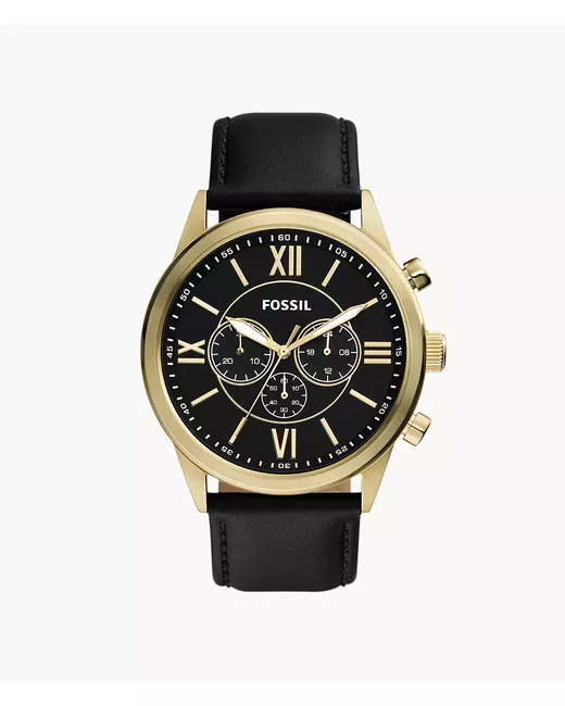 Fossil Outlet Flynn Chronograph Leather Watch