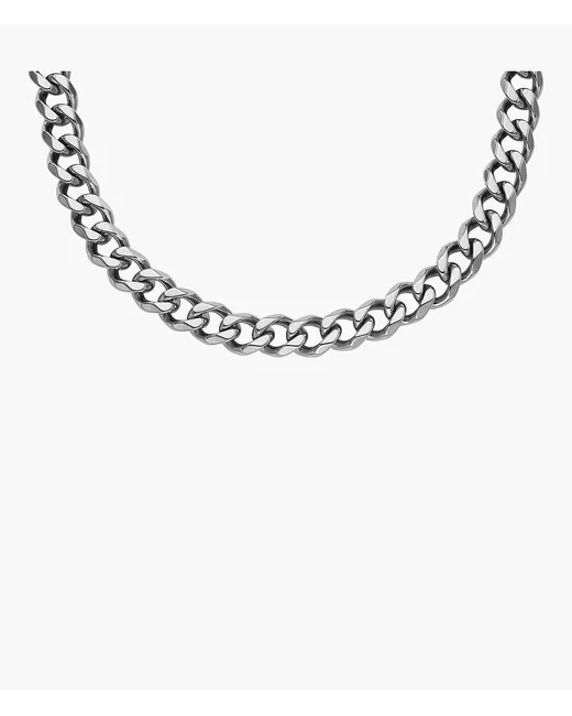 Fossil Bold Chains Stainless Steel Chain Necklace Tone