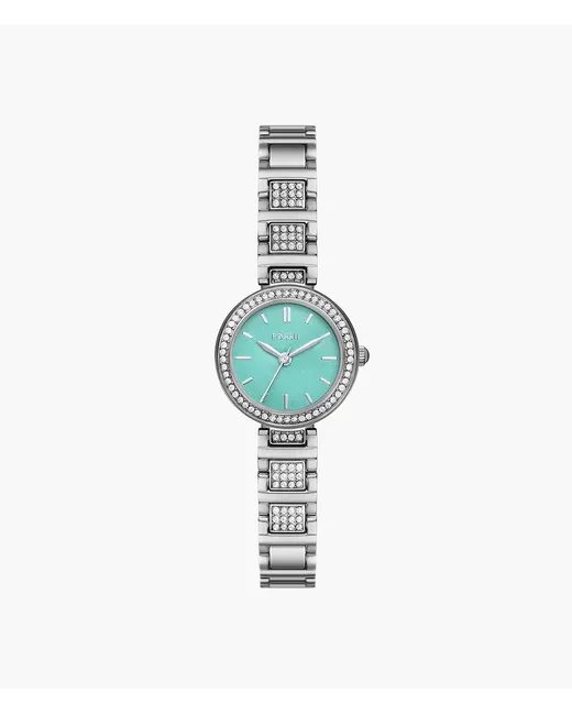 Fossil Outlet Karli Three-Hand Stainless Steel Watch