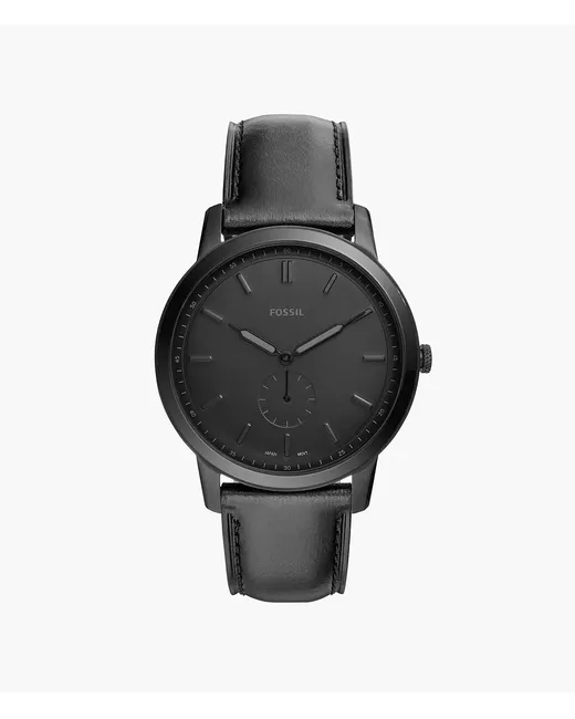 Fossil The Minimalist Two-Hand Leather Watch