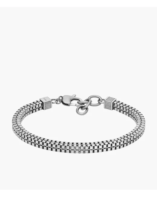 Fossil Outlet Stainless Steel Chain Bracelet Tone