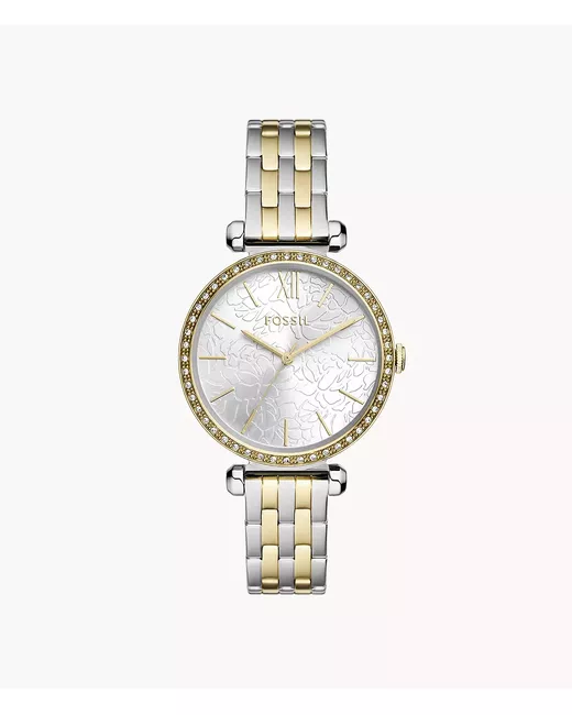Fossil Outlet Tillie Three-Hand Two-Tone Stainless Steel Watch