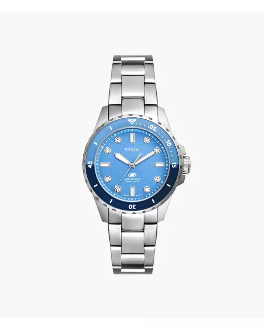 Fossil Blue Dive Three-Hand Stainless Steel Watch