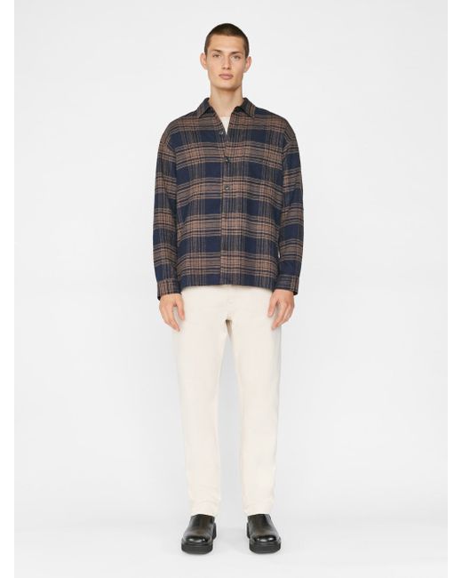 frame-denim Relaxed Flannel Long Sleeve Shirt